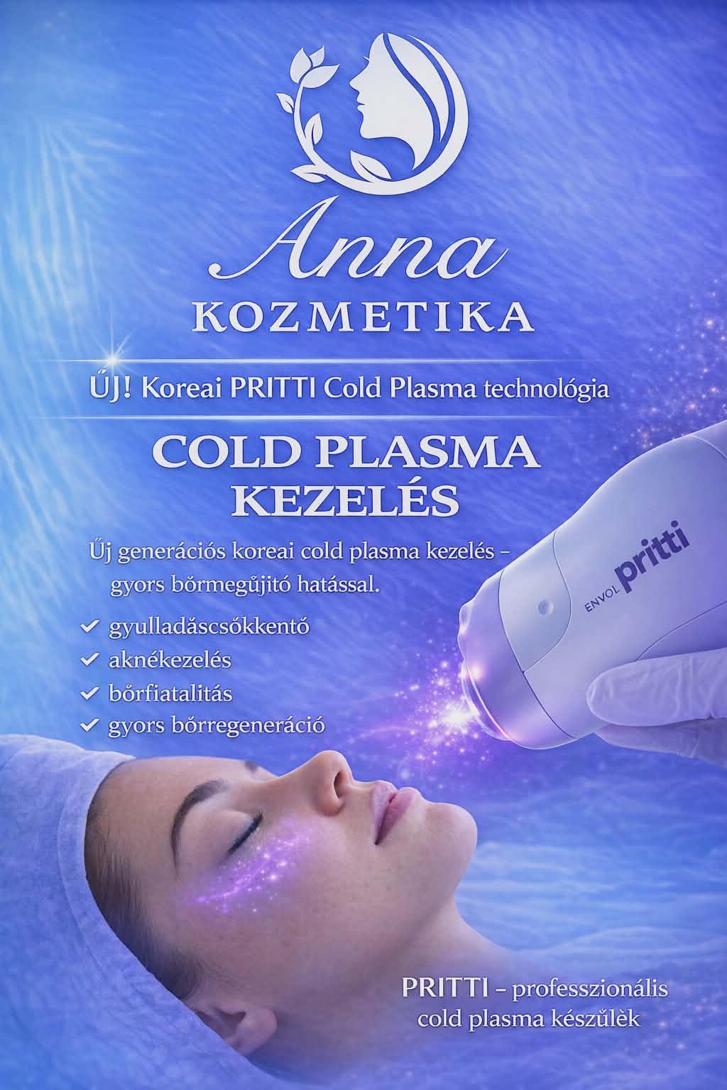 Cold Plasma antibakteriális aknekezelés